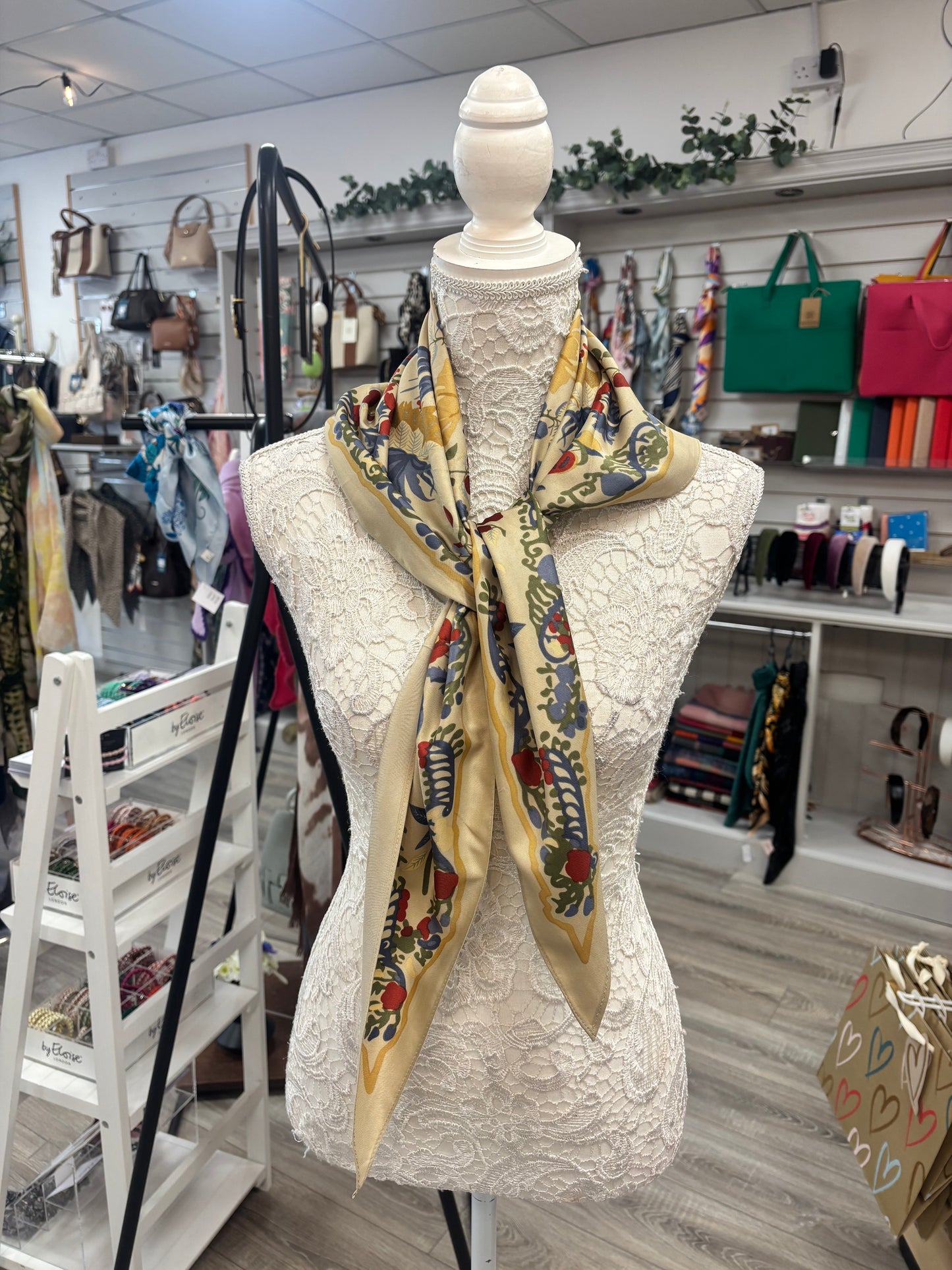 Folksy print scarf