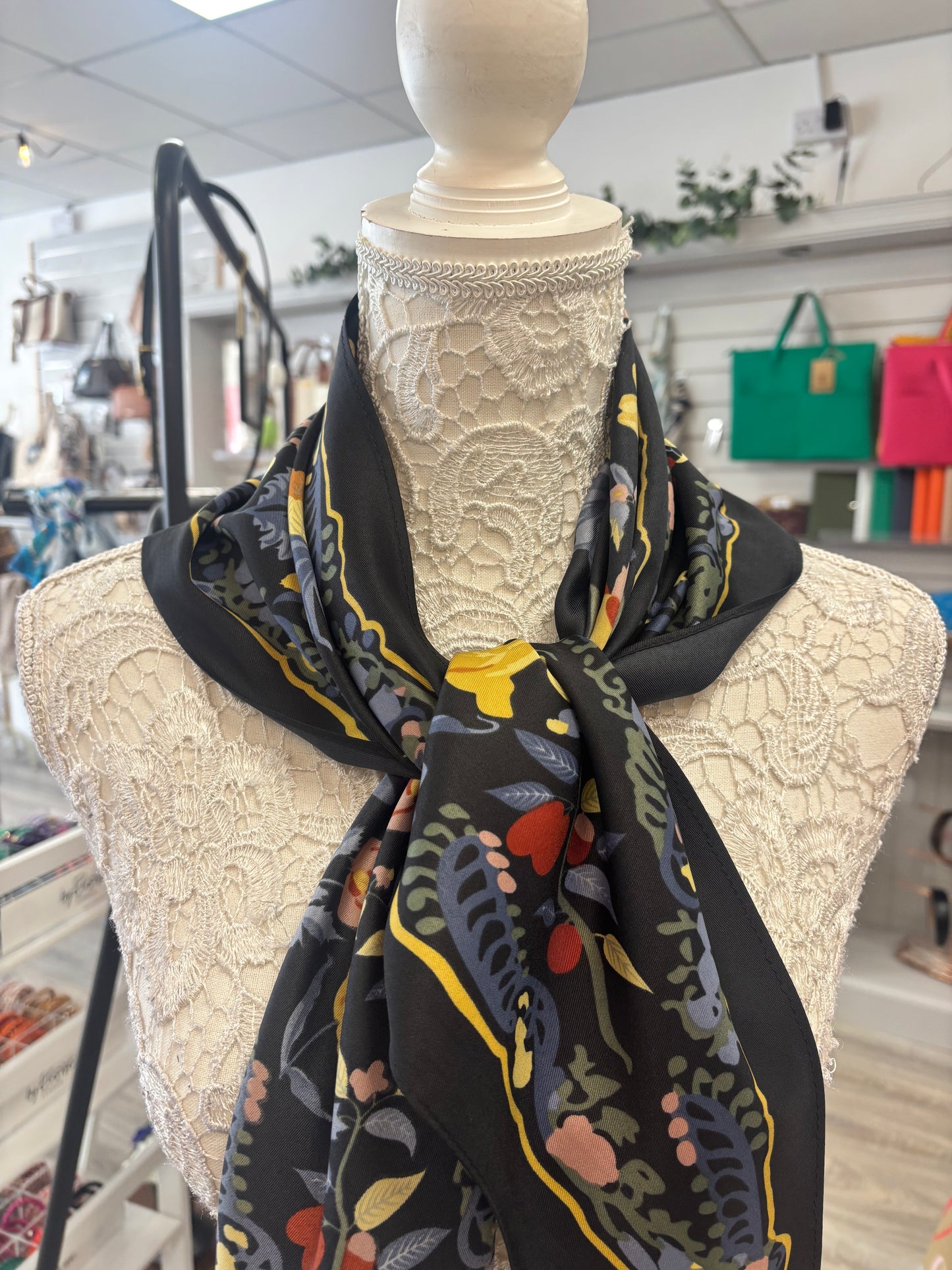 Folksy print scarf