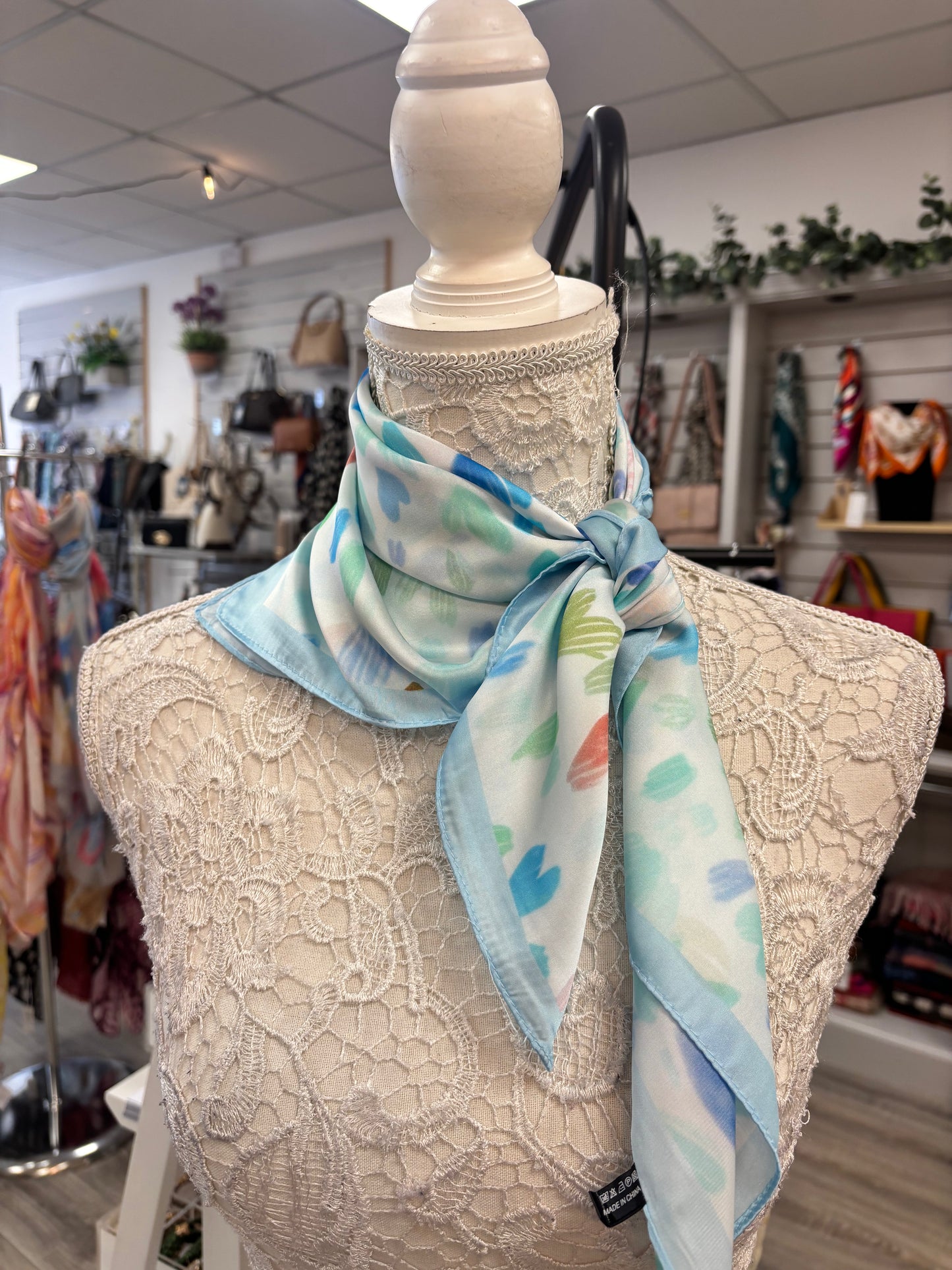 Love heart scarf
