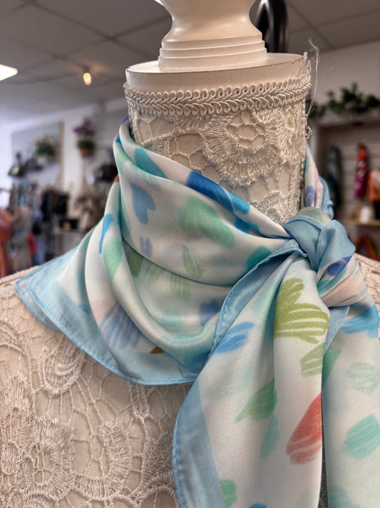 Love heart scarf