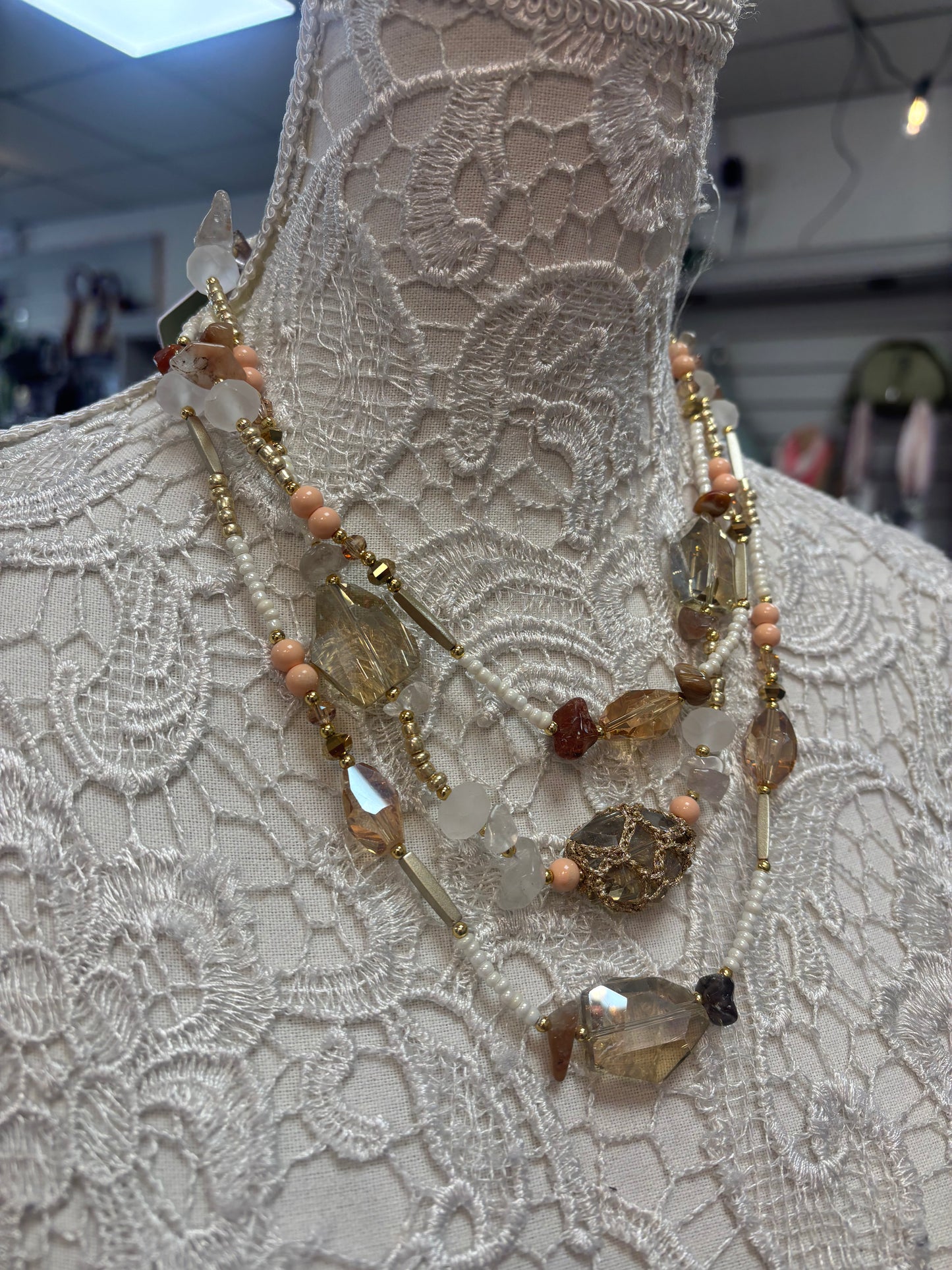 Luxury beaded necklace