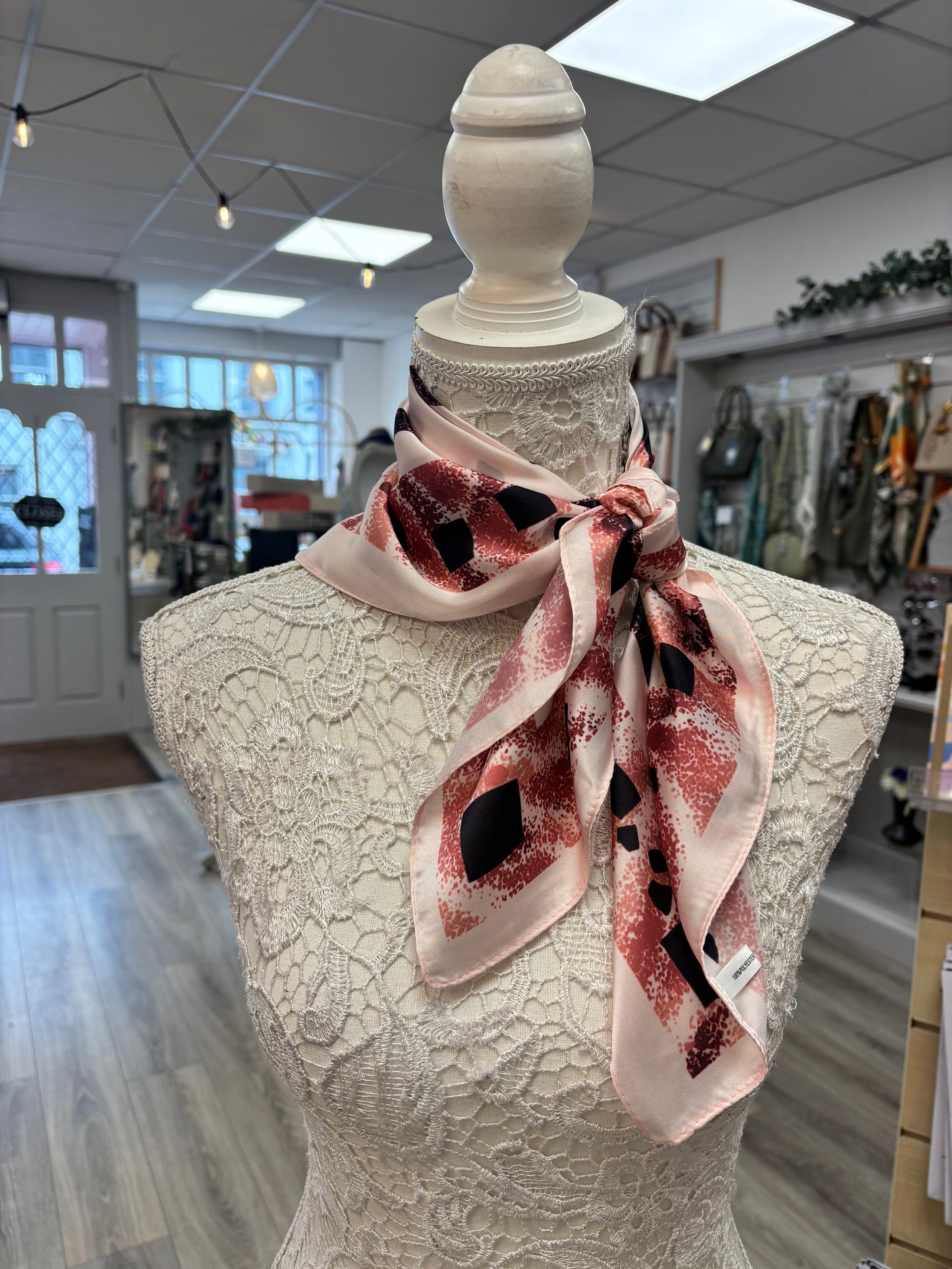 Gilly animal print neck scarf