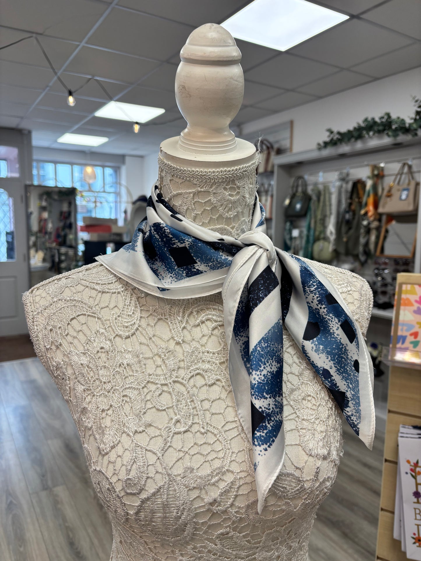 Gilly animal print neck scarf