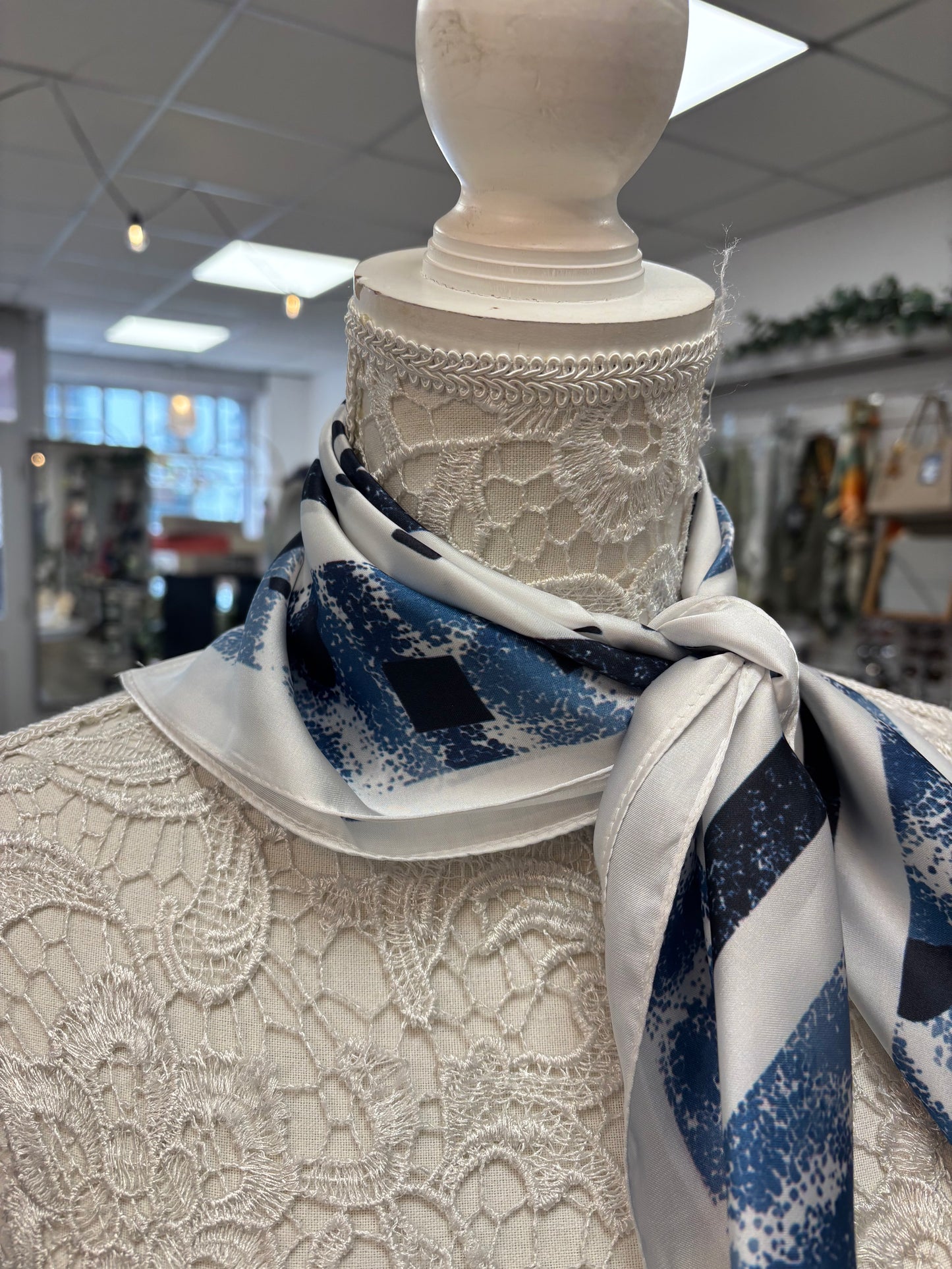 Gilly animal print neck scarf