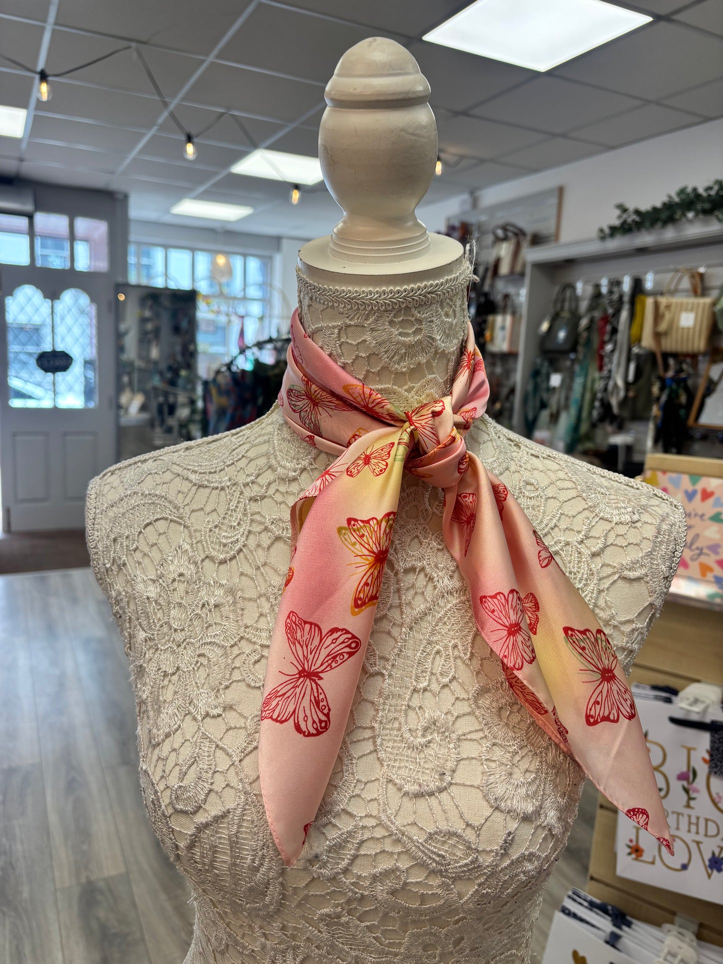 Butterfly neck scarf