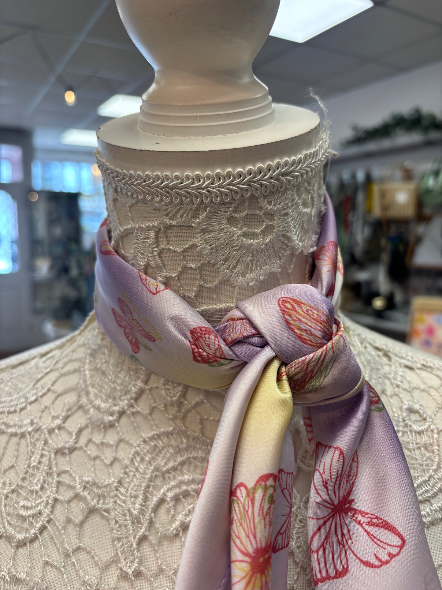 Butterfly neck scarf