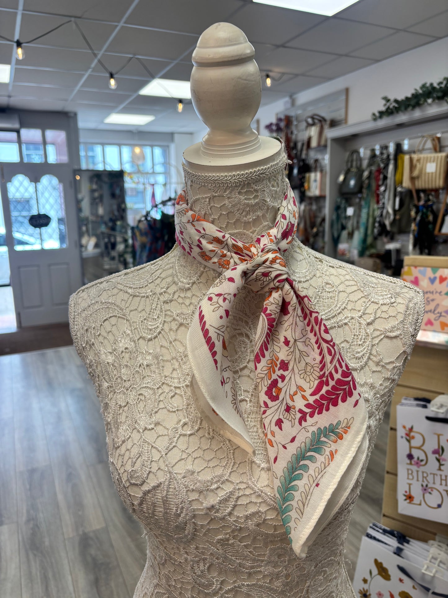 Terri brushed cotton feel neck scarf