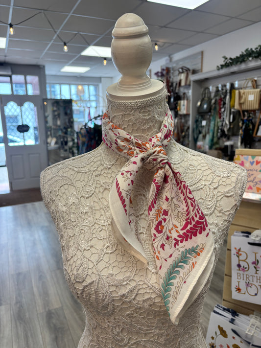 Terri brushed cotton feel neck scarf