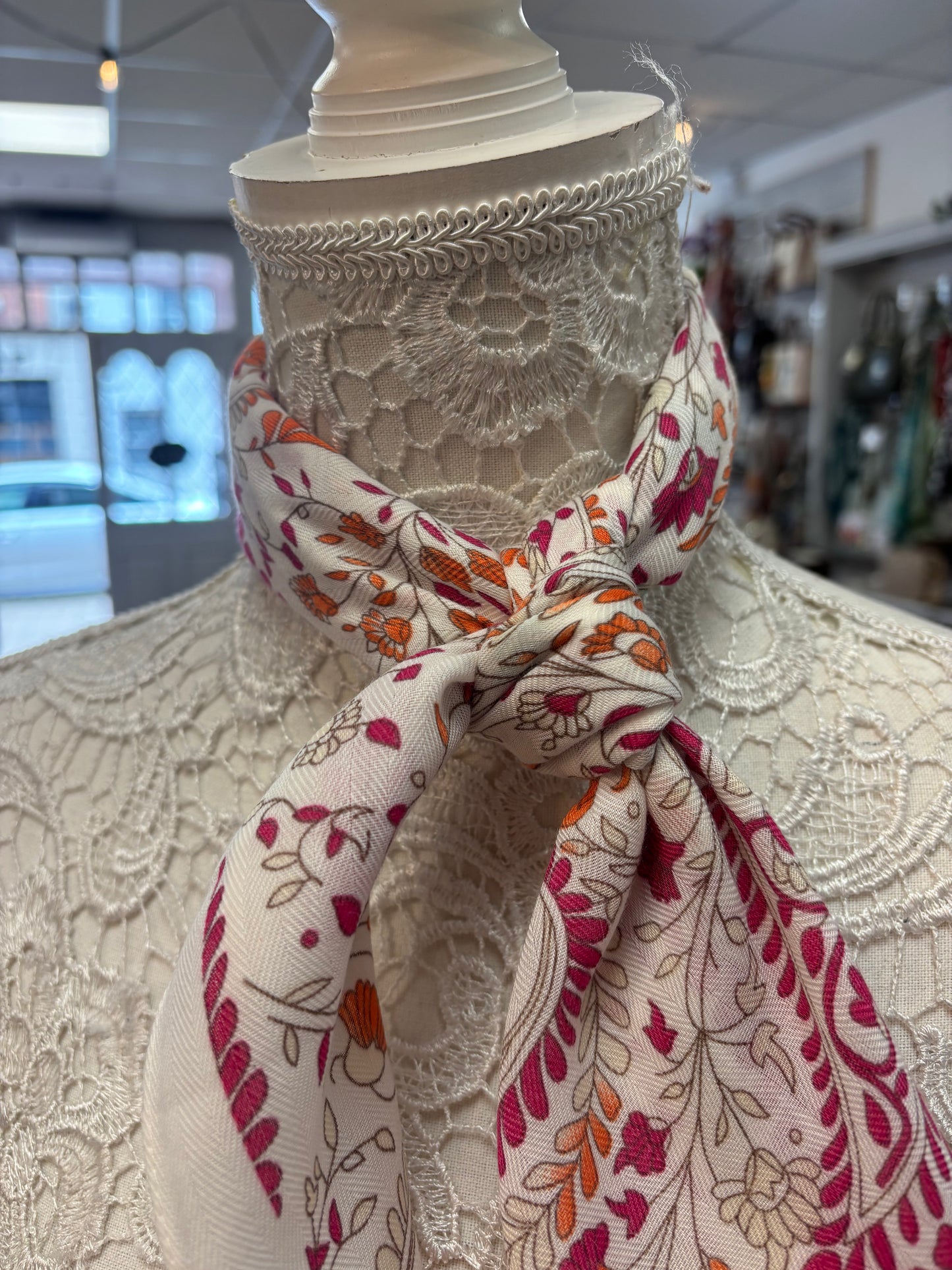 Terri brushed cotton feel neck scarf