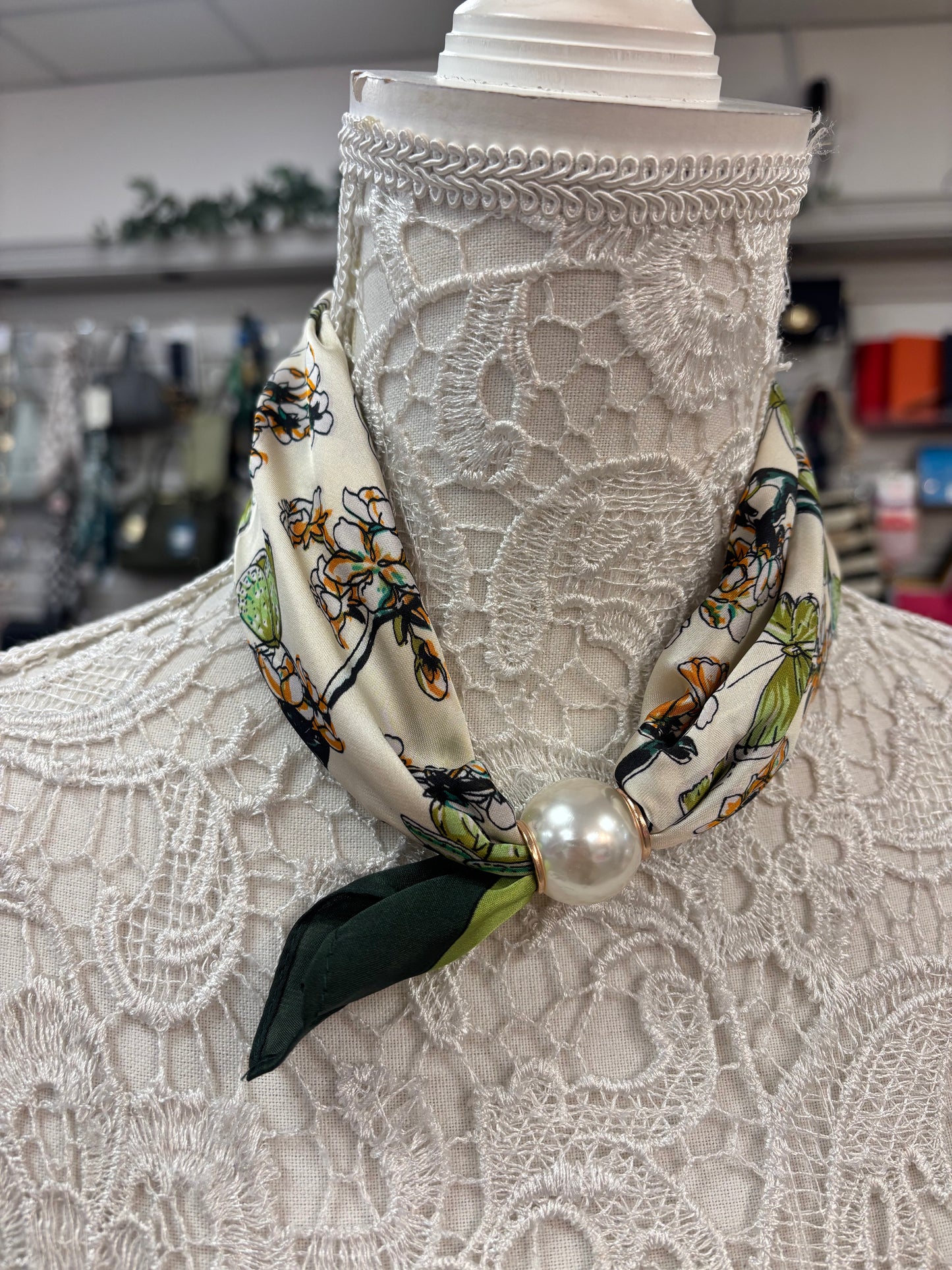 Ella butterfly magnetic scarf