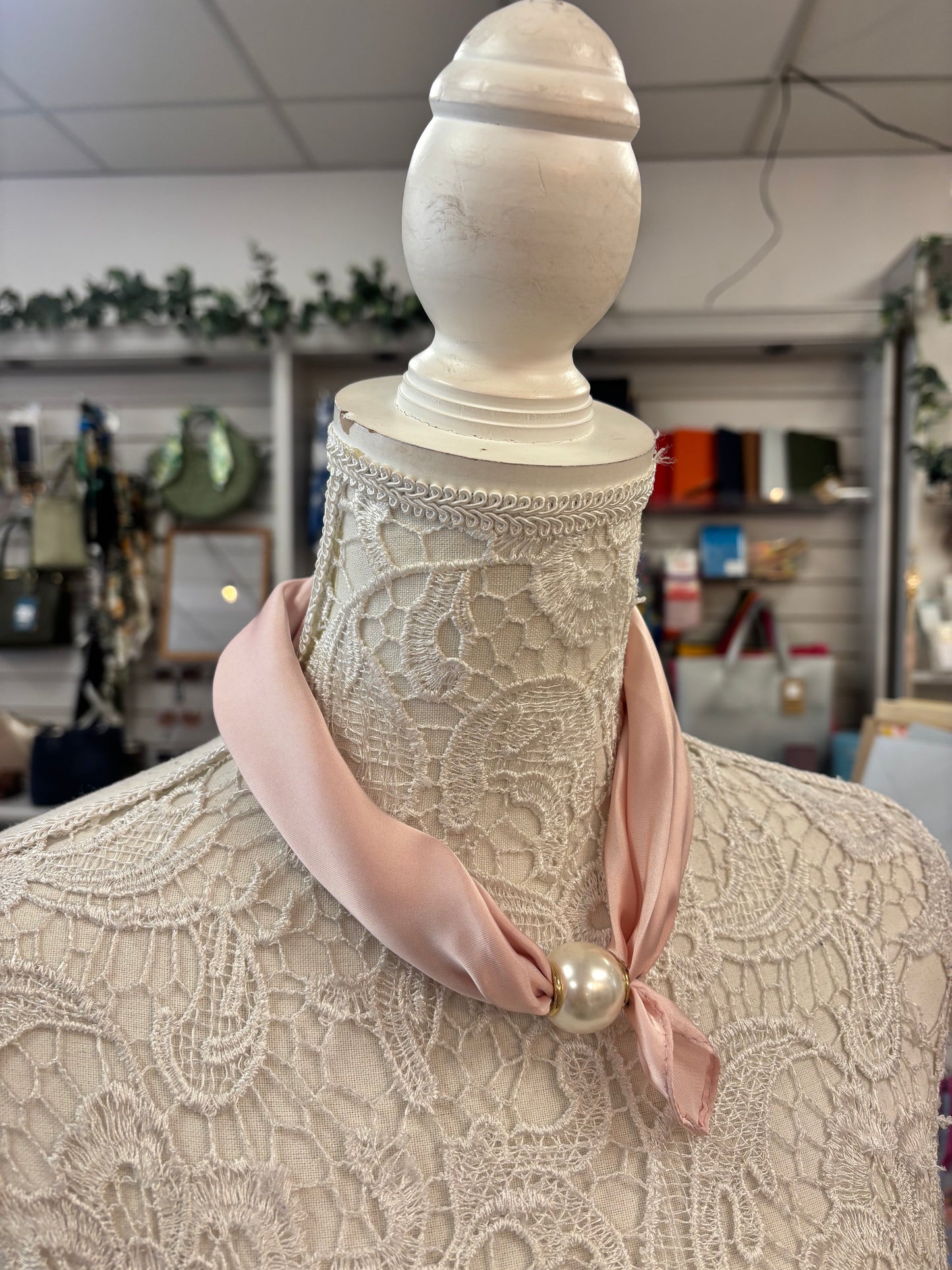 Leah blush pink scarf