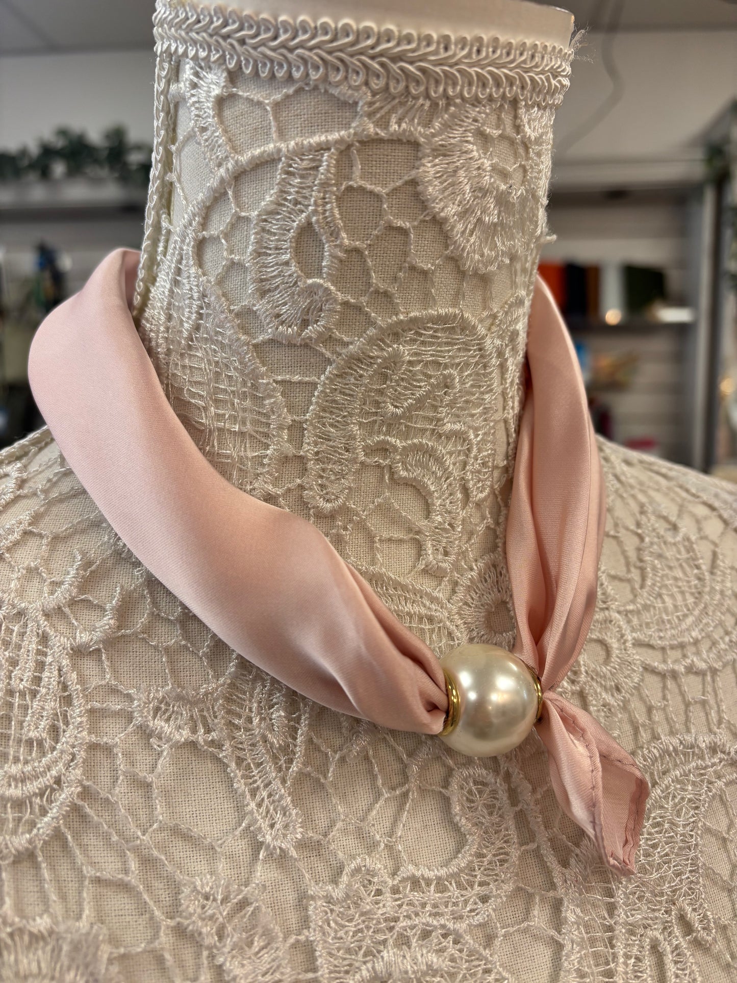 Leah blush pink scarf
