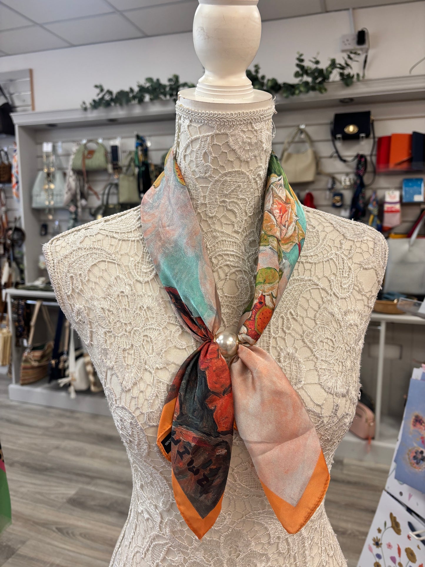 Maxine pearl scarf