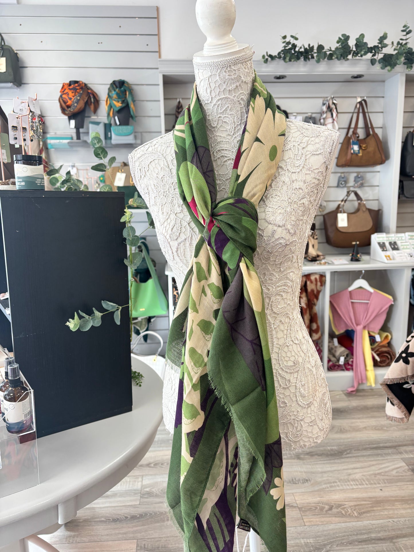 Ava floral scarf