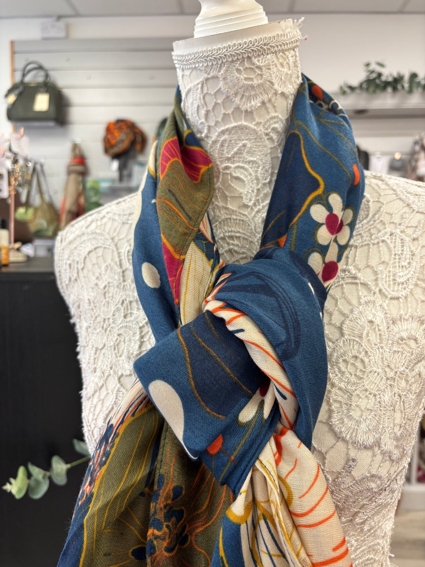 Ava floral scarf