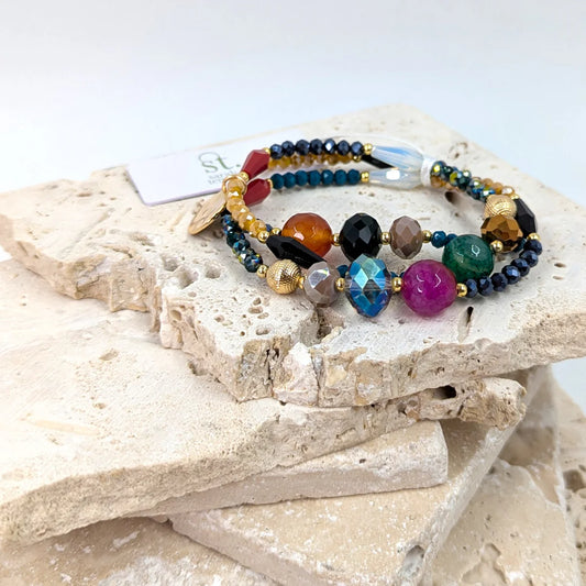 Berna luxury bracelet stack