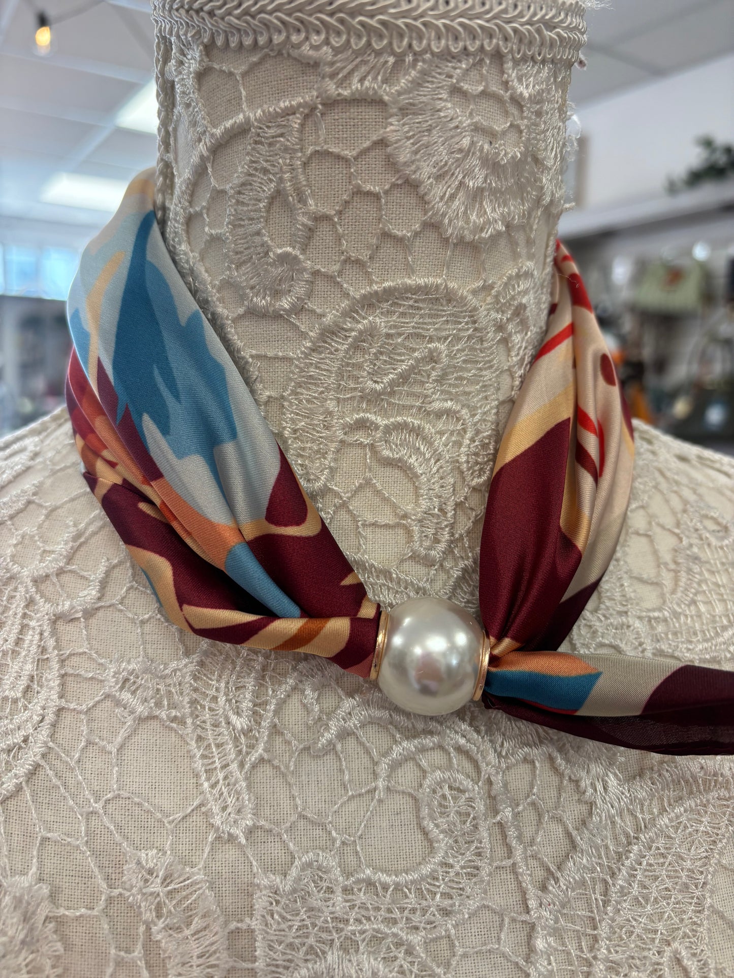 Mila abstract scarf