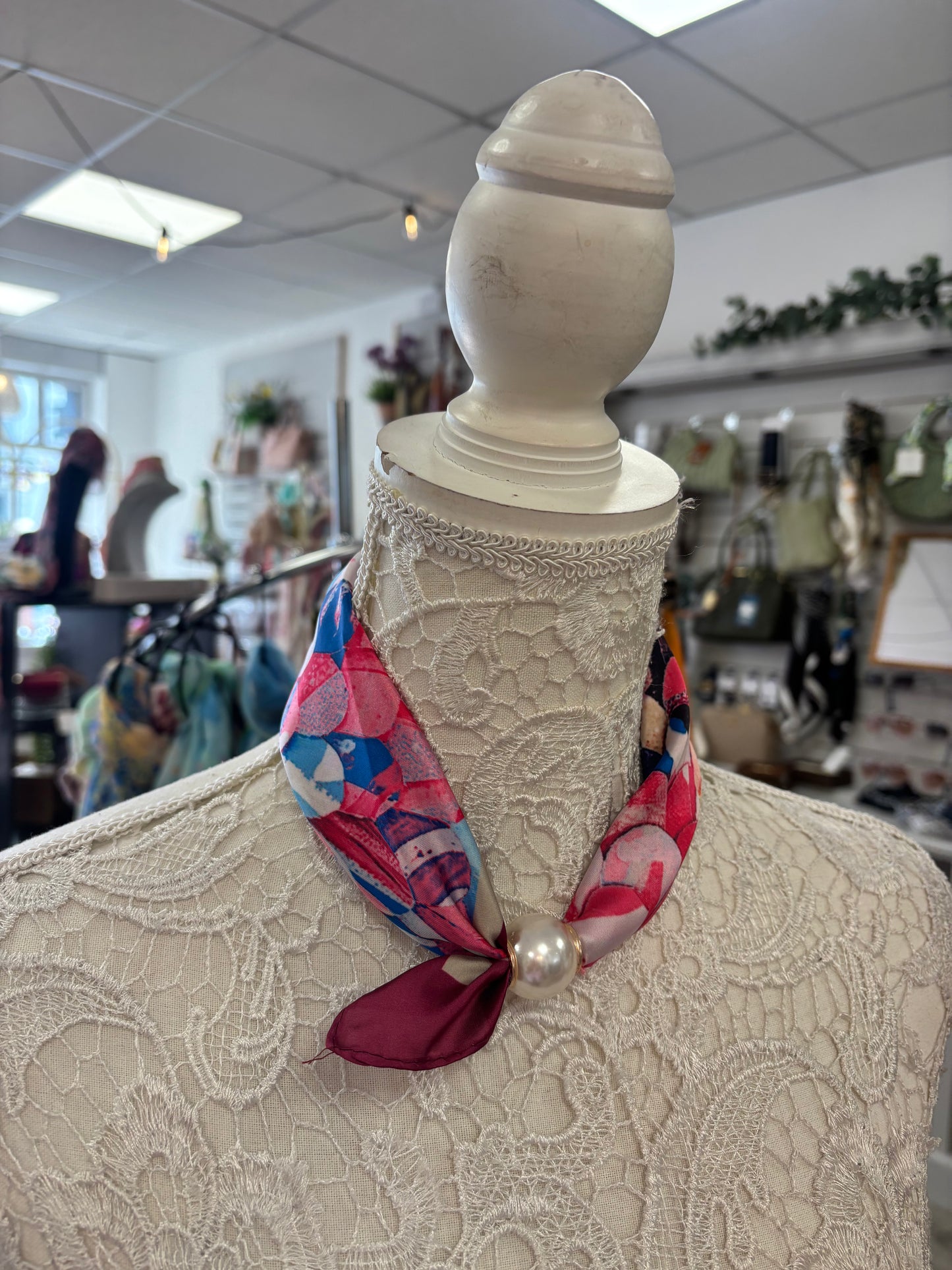 Ophelia pearl scarf