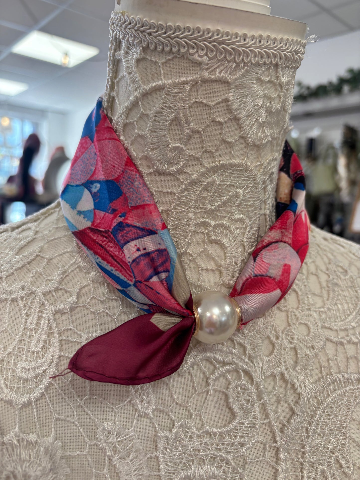 Ophelia pearl scarf