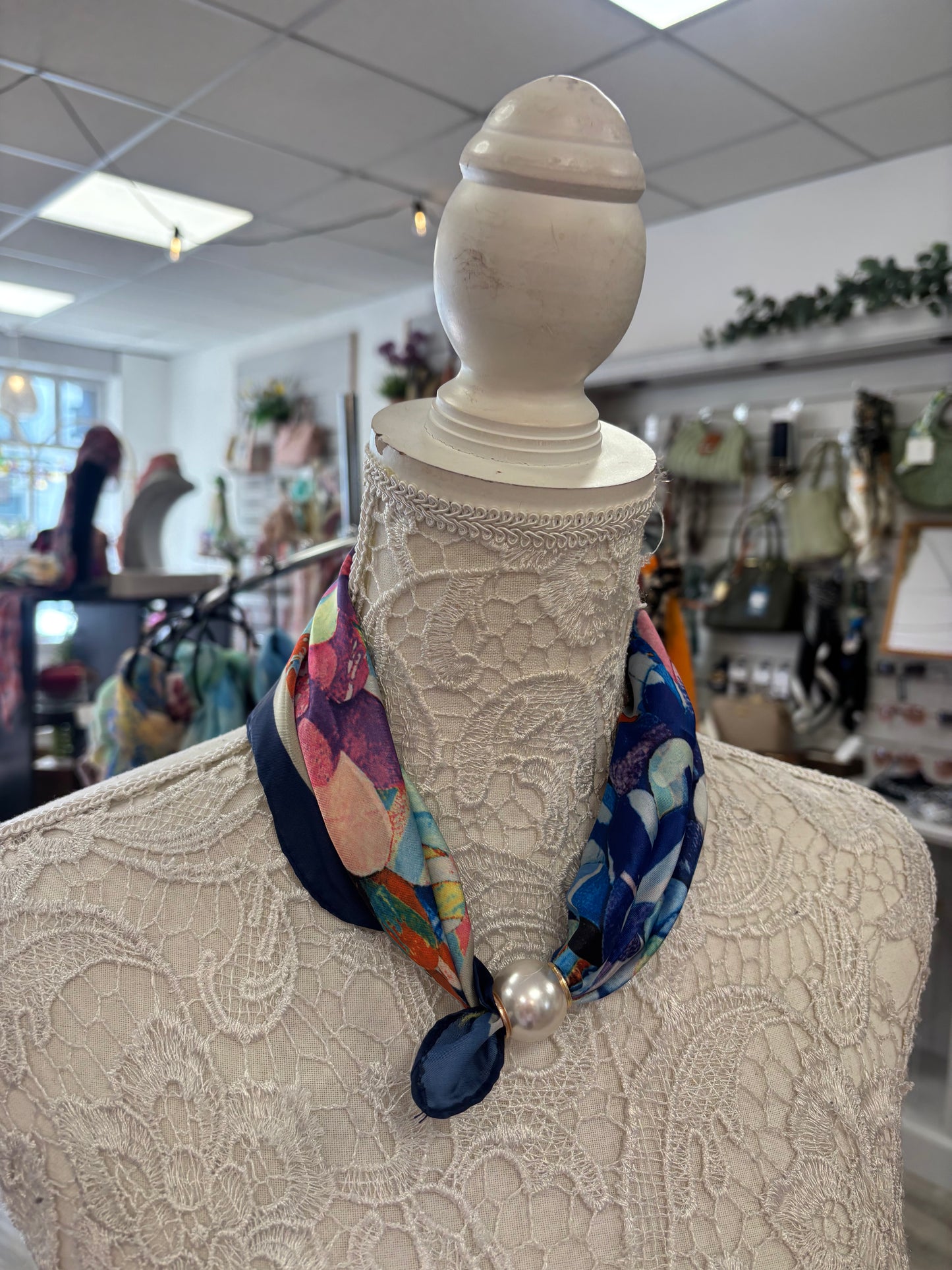 Ophelia pearl scarf
