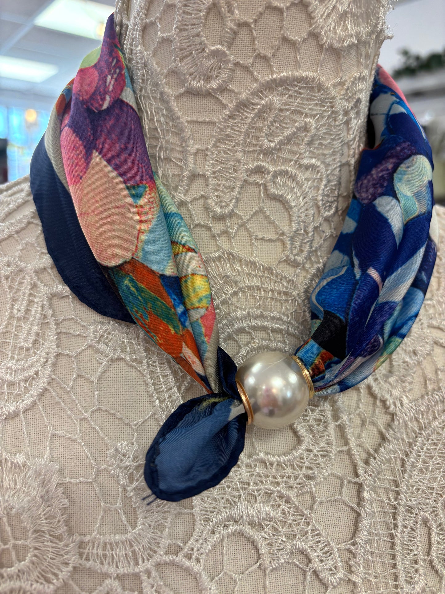 Ophelia pearl scarf