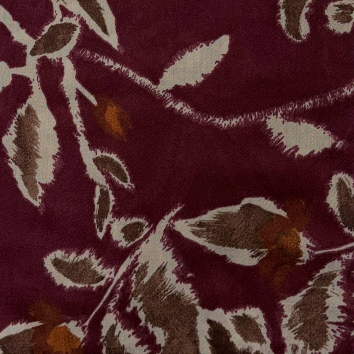 Botanical Print Scarf for Women