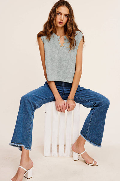 Molley Soft Washed Stretchy High Waisted Flare Pants