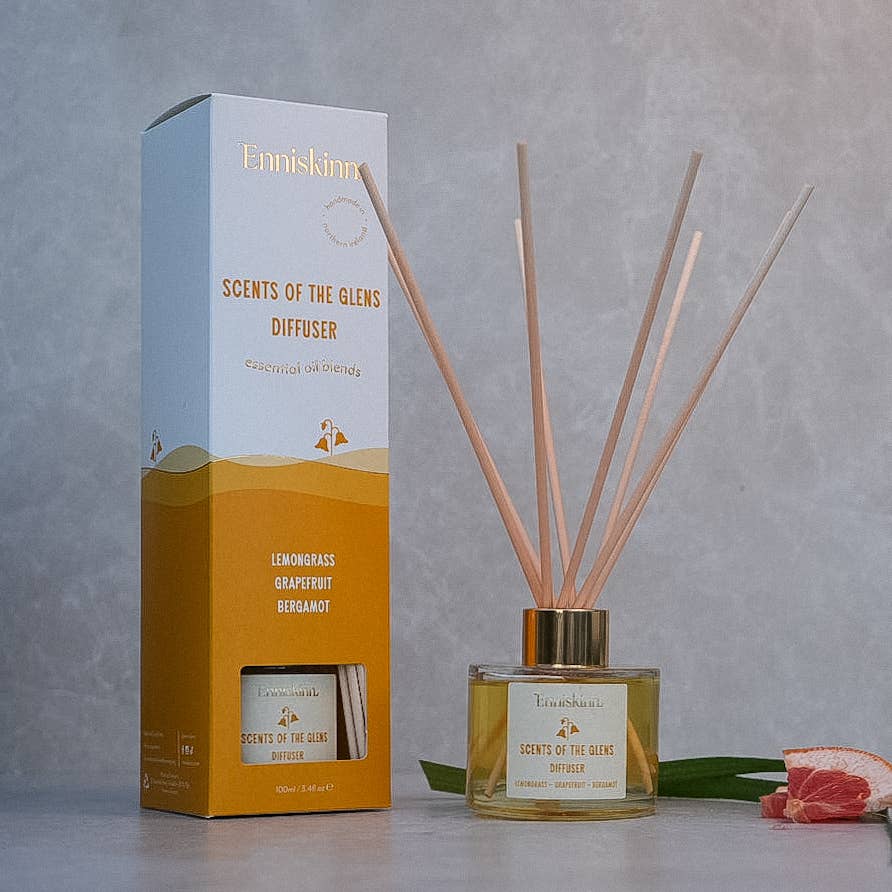 Scents of the Glens - Lemongrass, Grapefruit -Reed Diffuser 