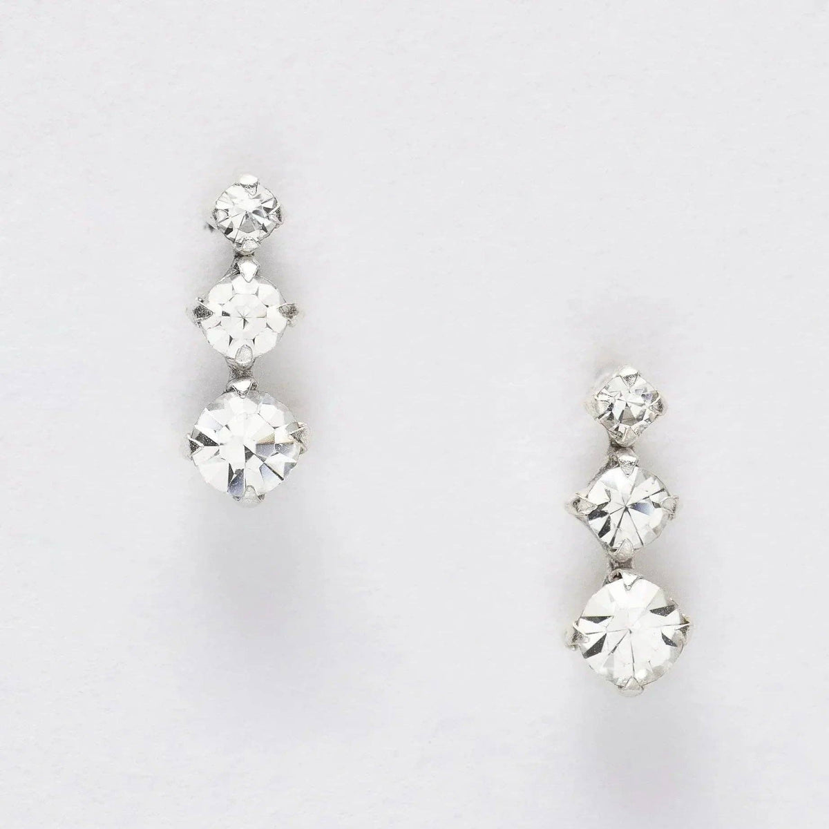 Sterling Silver Stud Earrings – Pink Bow Design with Secure Butterfly Backs