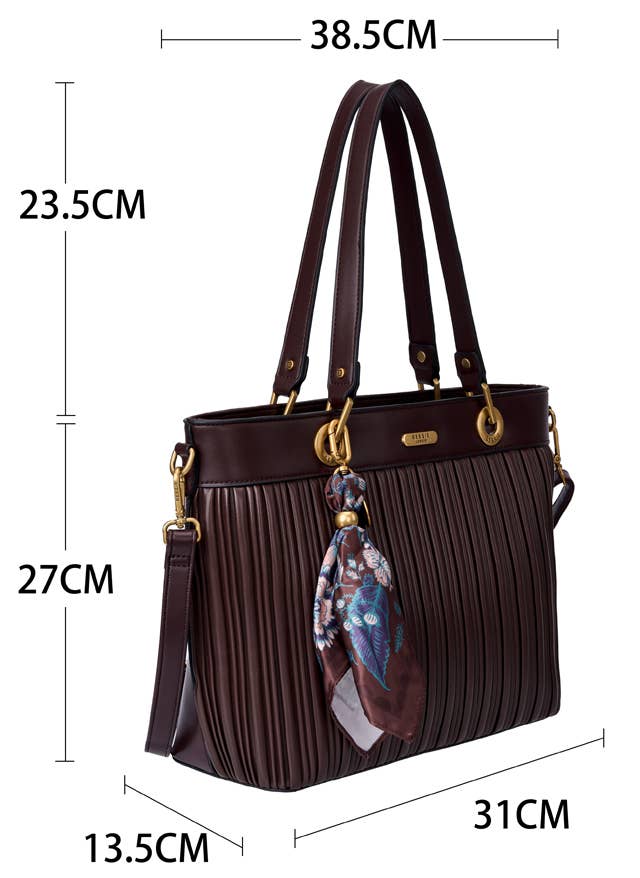 Carly PLEATED SHOULDER BAG