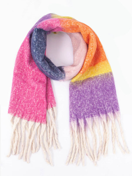 Joey Heavyweight Scarf - Pink