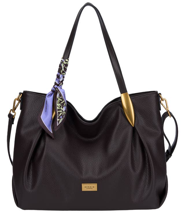 Sheena SLOUCHY PEBBLED SHOULDER BAG