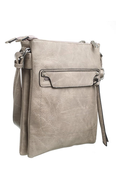Vera Classic Zipper Crossbody Bag