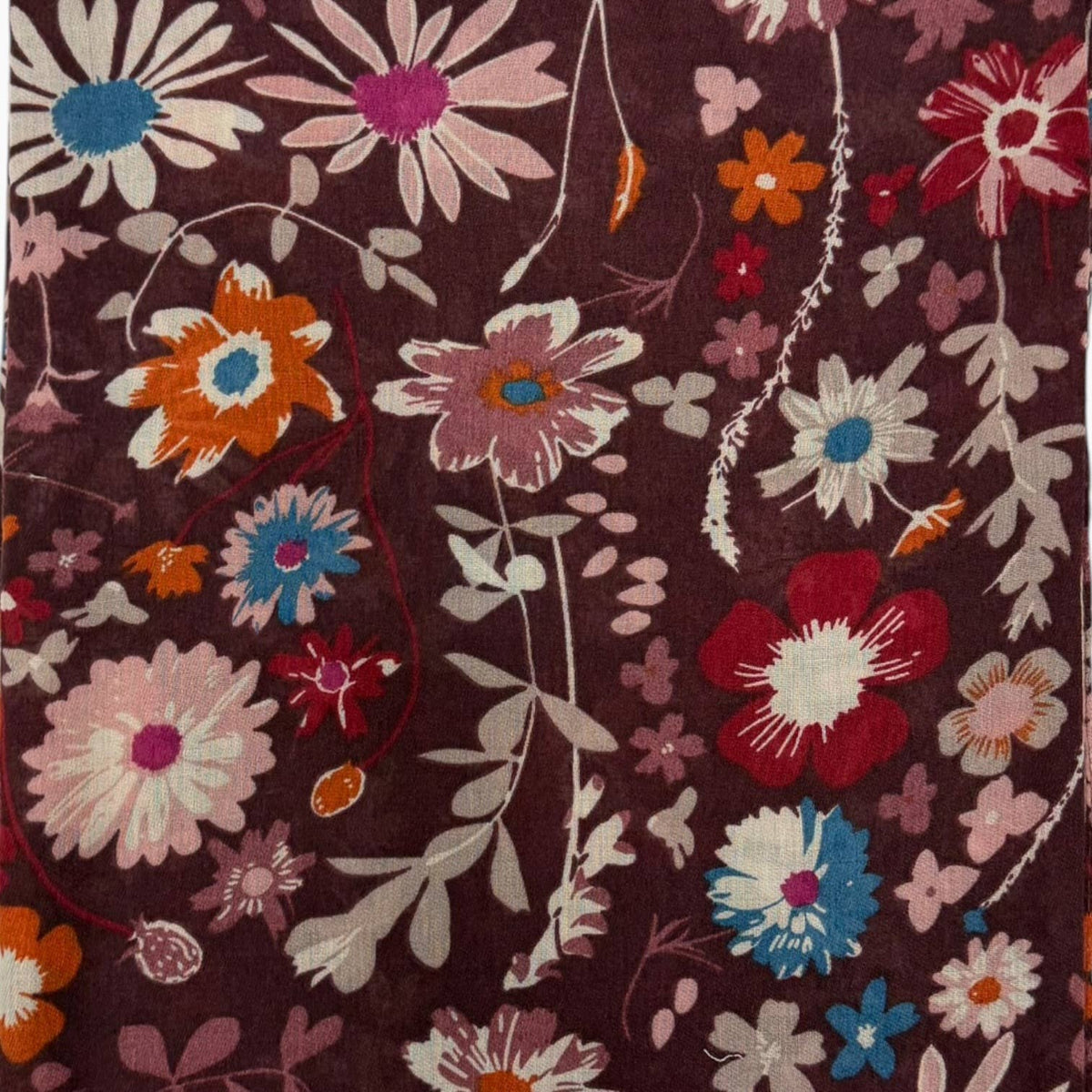 Wildflower Floral Print Scarf