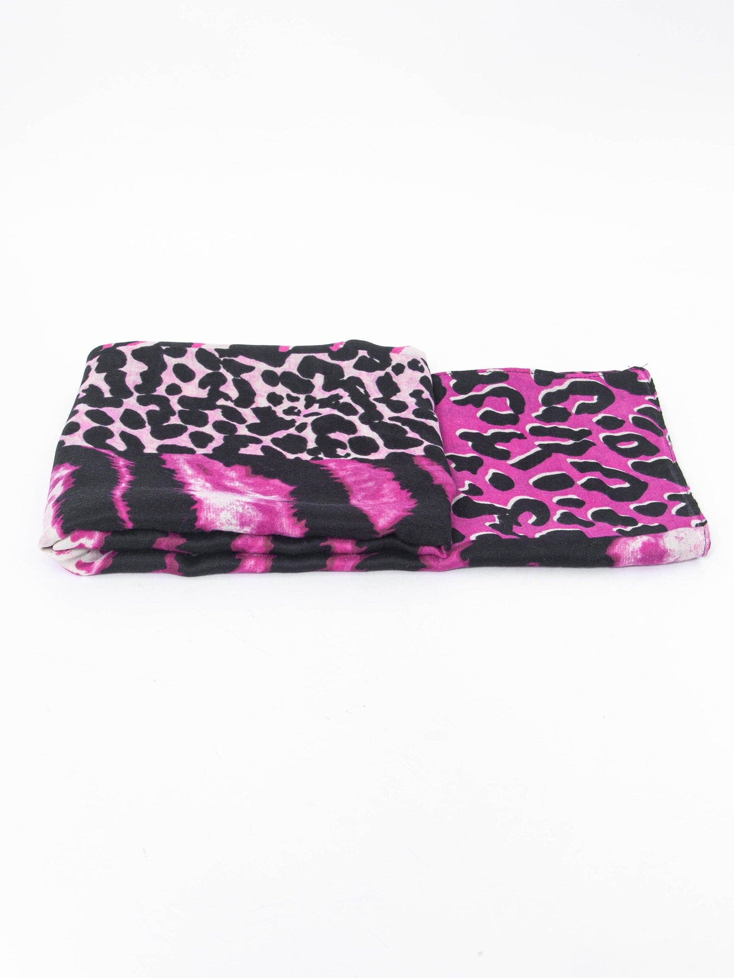 Greta Lightweight Scarf - Fuchsia, Animal