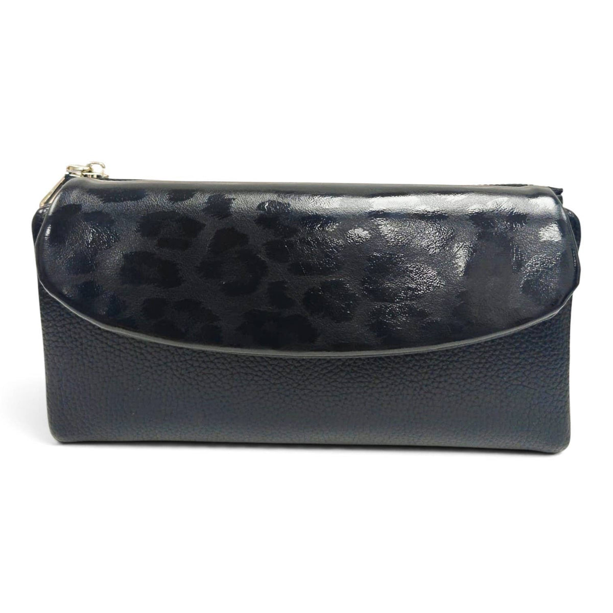 Nora Soft Pu Metallic Leopard Print Long Purse Gift Box