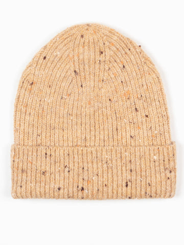 Lainey Beanie Hat - Brown Marl