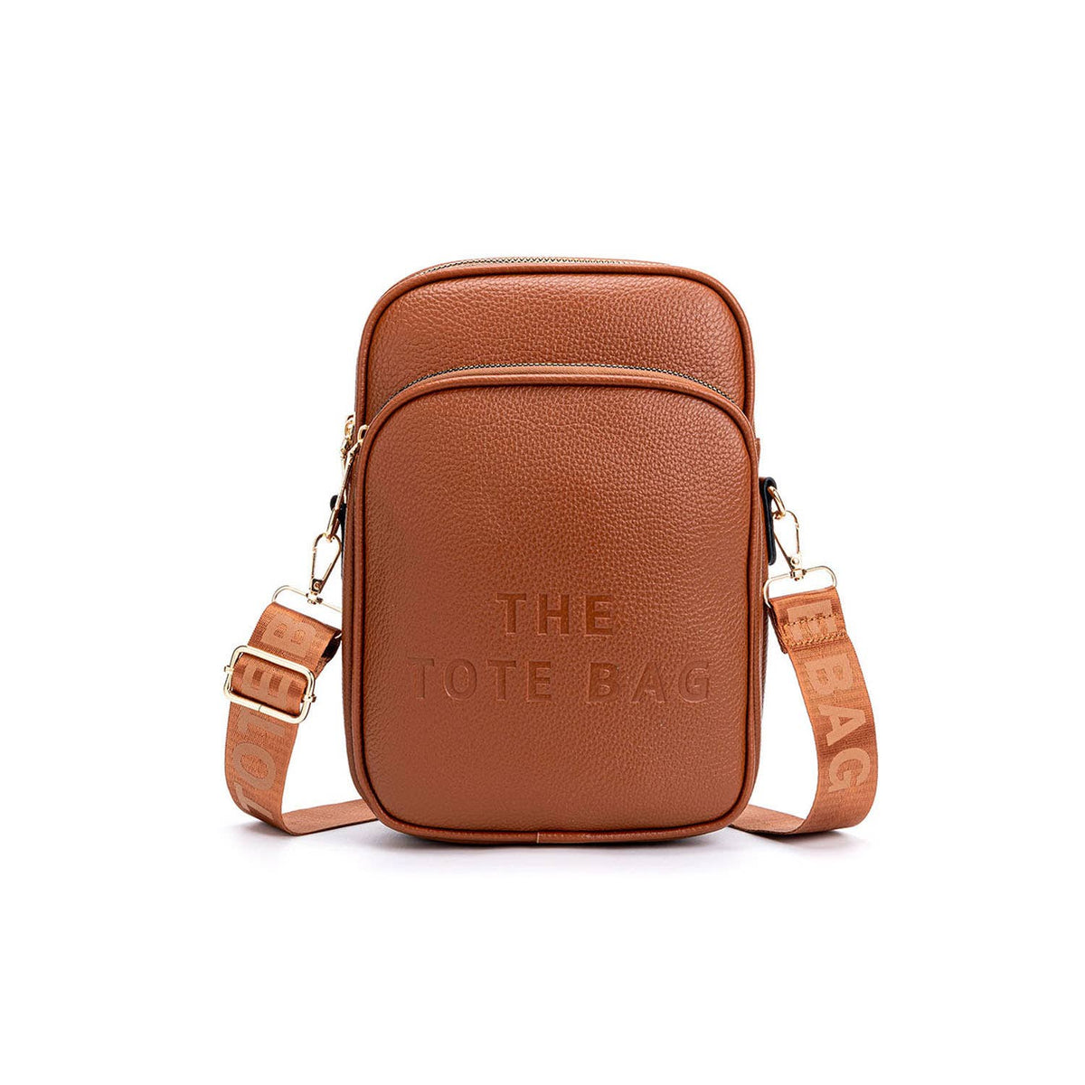 Clara Zip Top 3 Compartments Crossbody Handbag