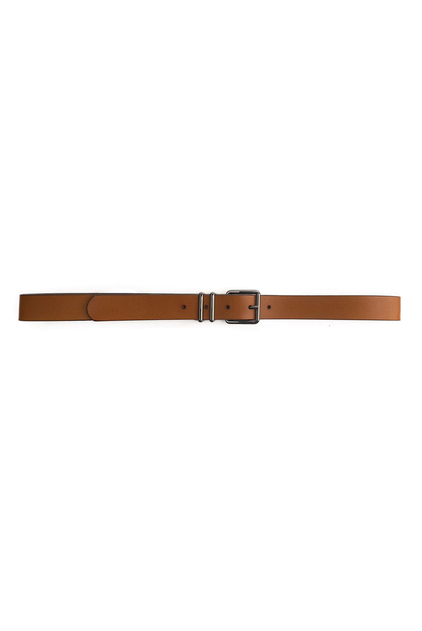 Slim double bar belt