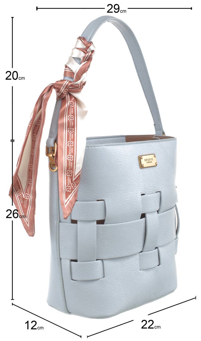 Willow WEAVE 2 IN 1 BUCKET BAG WITH SCARF