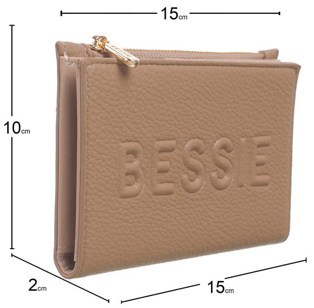 BESSIE EMBOSS LOGO WALLET