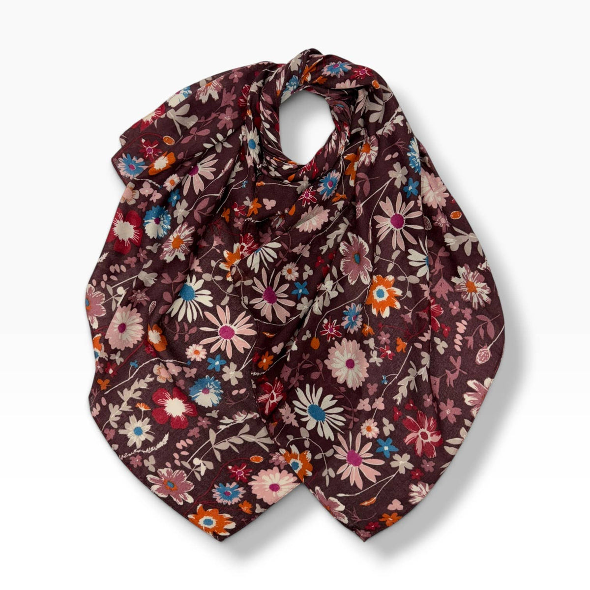 Wildflower Floral Print Scarf