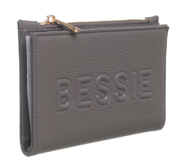 BESSIE EMBOSS LOGO WALLET