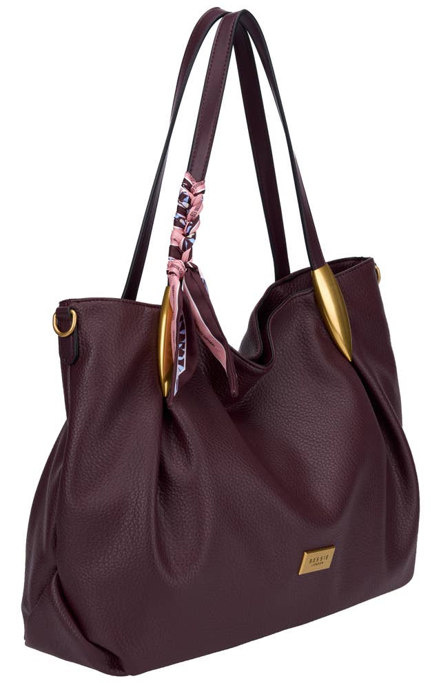 Sheena SLOUCHY PEBBLED SHOULDER BAG
