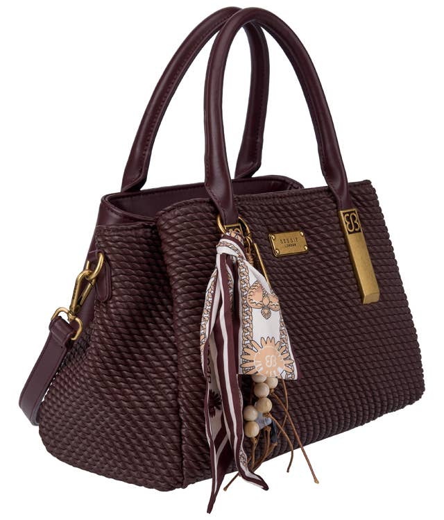 Bobbie BRAIDED EFFECT TOTE
