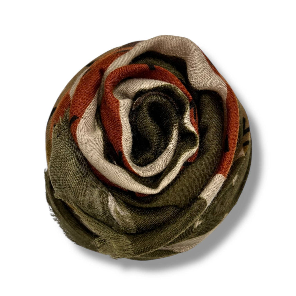 V shape pattern scarf