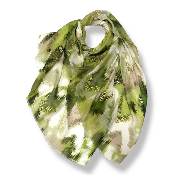 Ikat summer print scarf