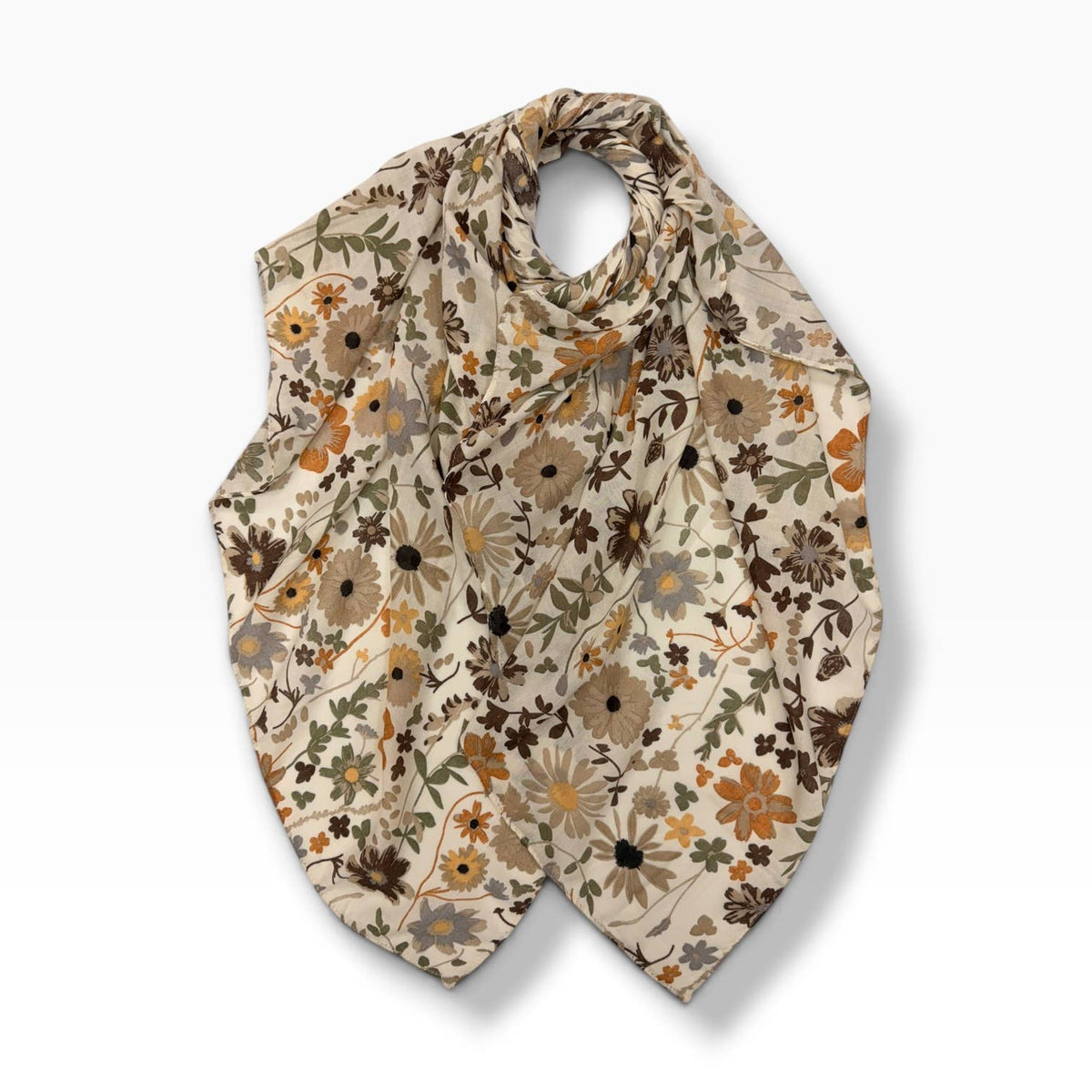 Wildflower Floral Print Scarf