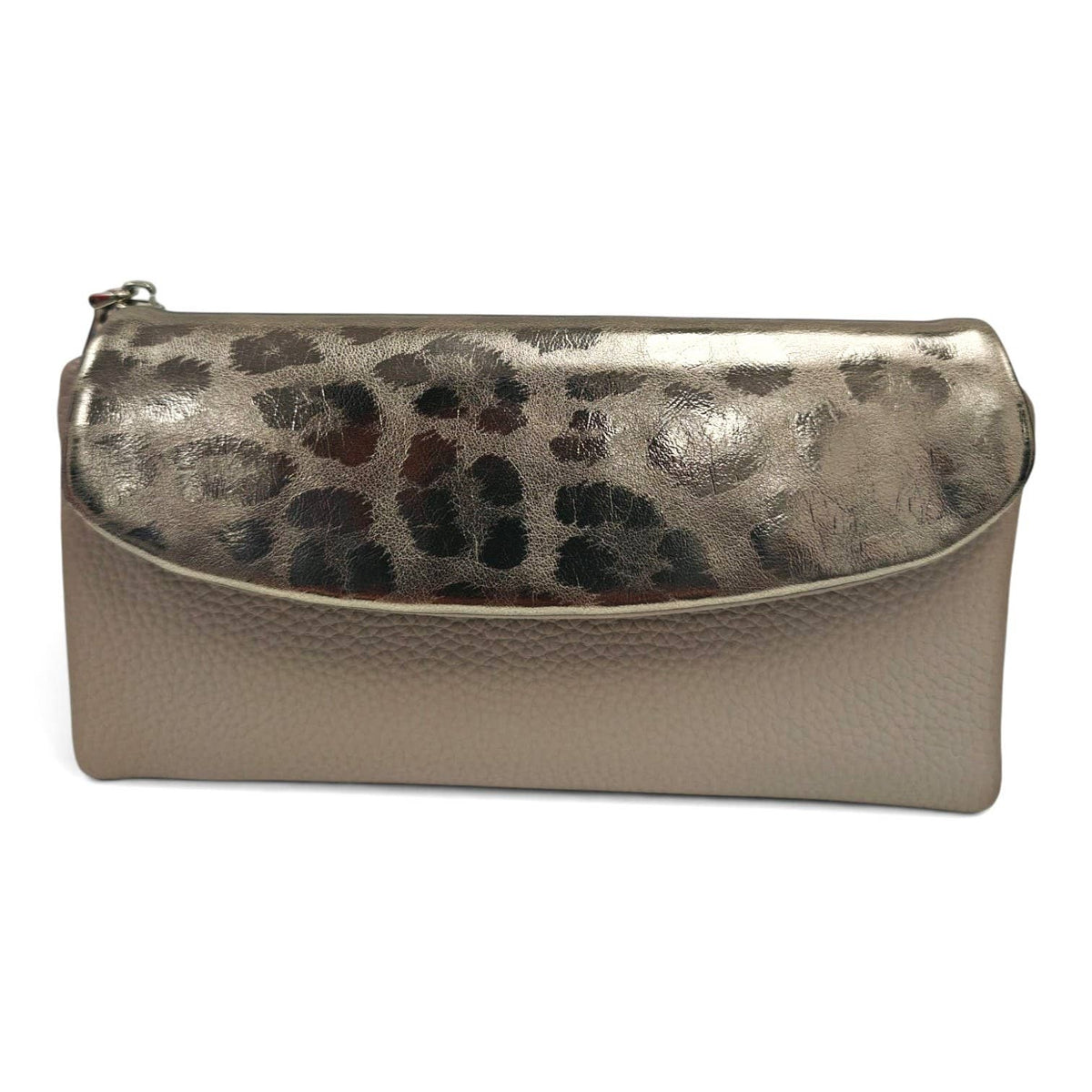 Nora Soft Pu Metallic Leopard Print Long Purse Gift Box