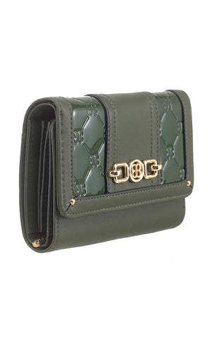 SUZY SMALL FLAP OVER BESSIE PATENT PURSE